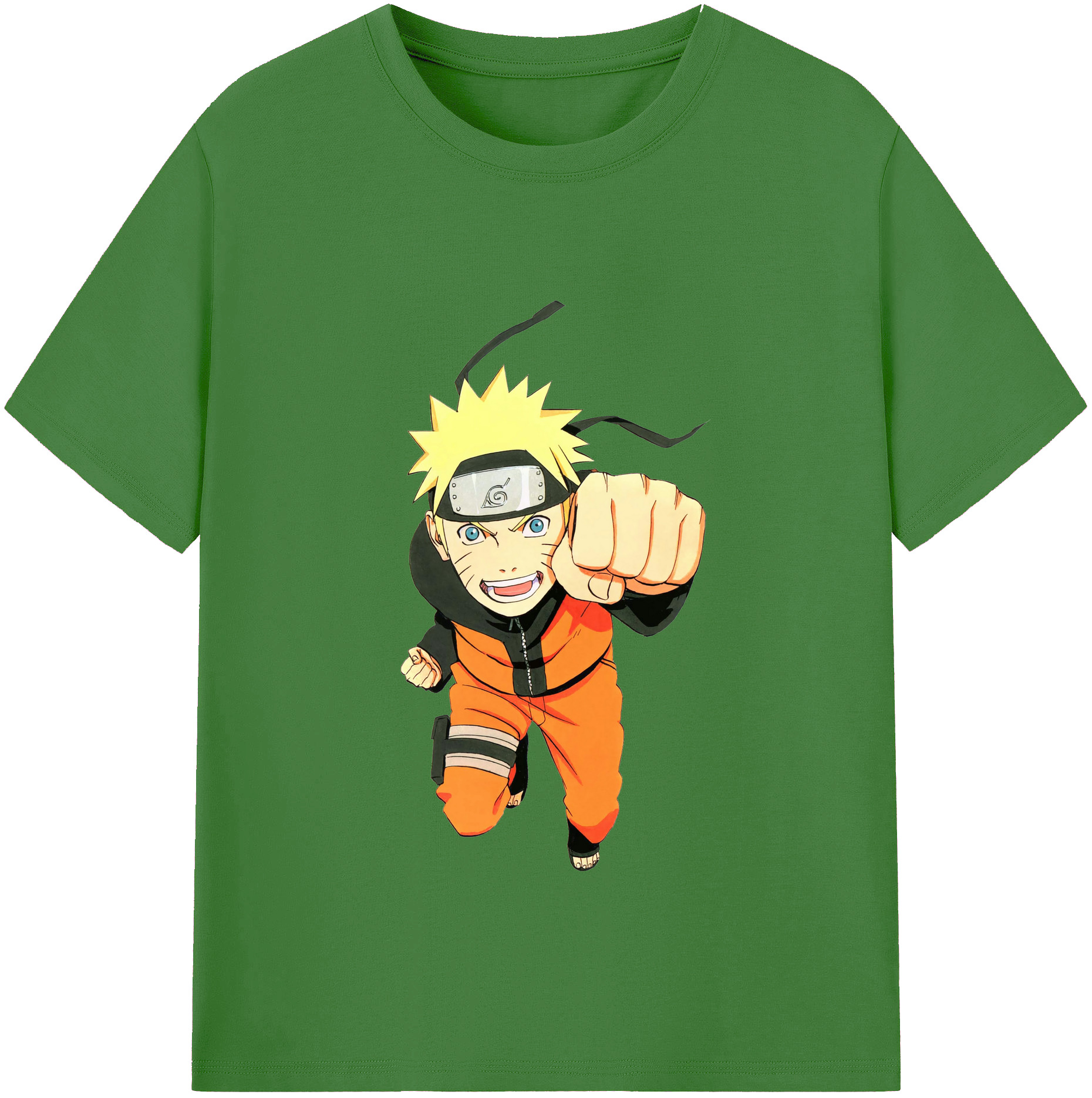 （画像用） NARUTO -ナルト- うずまき ナルト Uzumaki Naruto レディースカジュアルプリントTシャツ（綿100％）
